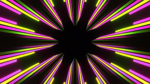 Pink And Green Neon Energy Center Background Vj Loop In 4K