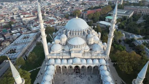 Aerial Historical Mosque