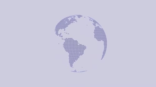 Technologie-Nachrichtenhintergrund und globale Erde