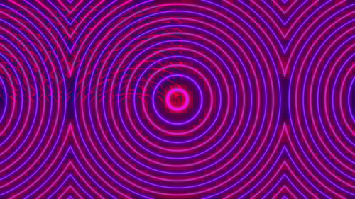 Purple And Pink Glowing Curly Pattern Background Vj Loop In 4K