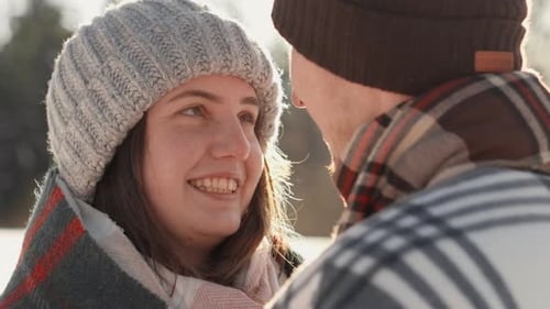 The Romantic Video is Filled with Warm Moments Love and Happiness That Please Heart Girl Enjoys the