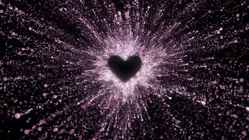 Particules pour la Saint-Valentin