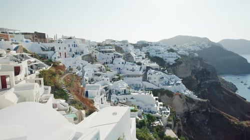 The Greek village of Oia, Santorini, Greece