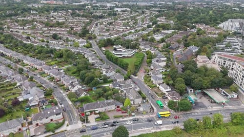 Aerial View of Merrion at the Coast of Dublin Ireland