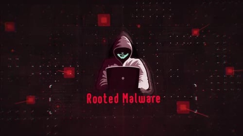 Glitch Cyber Hacker Logo Reveal Intro