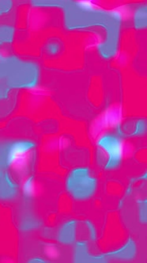 Dynamic Abstract Fluid Hot Pink and Blue Loop Background
