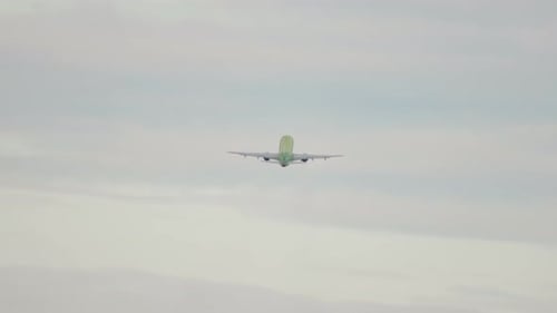 Footage of Aircraft Departure
