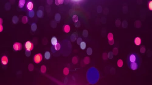 Colorful Loop Animated Background Bokeh