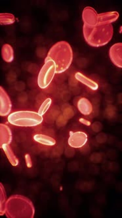 Healthy Human Red Bloodcells Abstract Concept