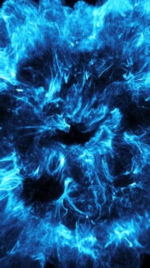 Abstract Blue Energy Burst Reveal