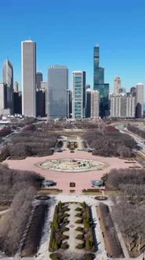 Grant Park At Chicago In Illinois United States.