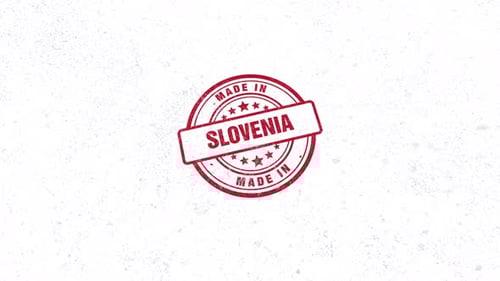 Sello de goma fabricado en Eslovenia
