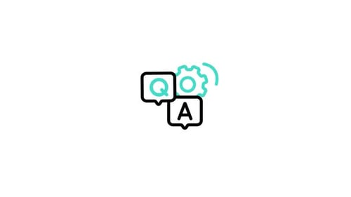 Animierte Ikone für strategische Beratung