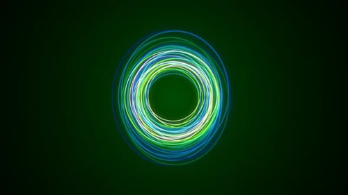 Glowing Circle Motion Background