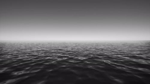 Morning Fog Over the Sea