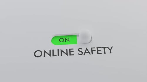 Einschalten des Schalters ONLINE SAFETY