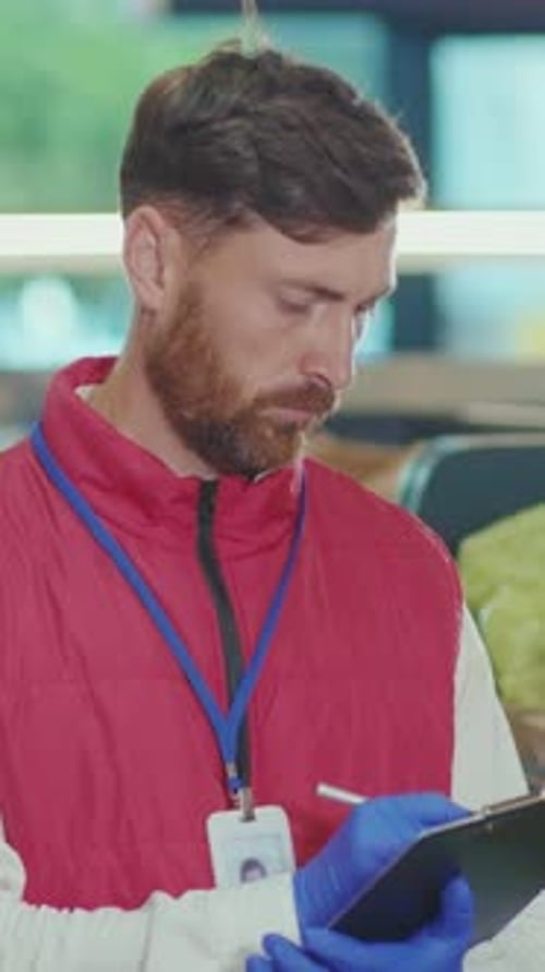 A Professional Media Stocker is Actively Engaged in Their Essential Duties and Responsibilities