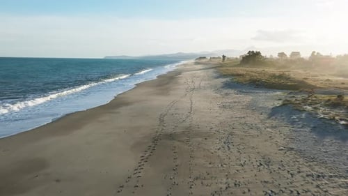 Ocean And Beach In Sicily Coast