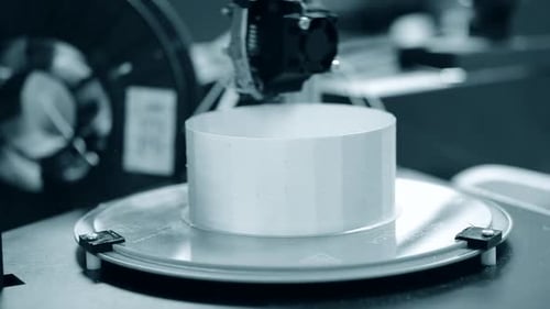 3D Printer Working Fused Deposition Modeling