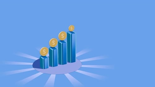 Coin for casino. Currency. Donations. Money, bank, loans. A gold coin with a dollar symbol is tilted