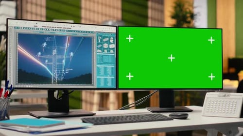Dashboard zur Analyse digitaler Stromleitungen auf einem PC mit isoliertem Bildschirm