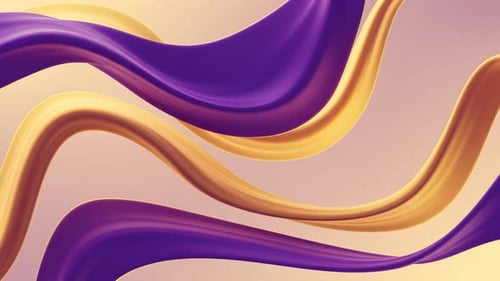 Abstract Flowing Wave Background with Soft Gradient Curves. Ideal for modern designs and backgrounds
