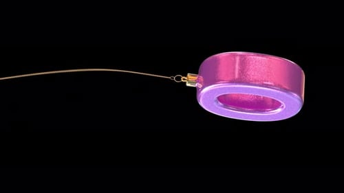 Animated Iridescent Ring with Smooth Fluid Motion