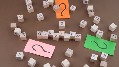 Question Blocks and Colorful Question Marks