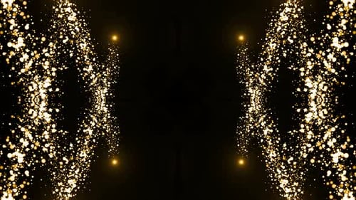 Glitzernder Hintergrund mit Goldpartikeln