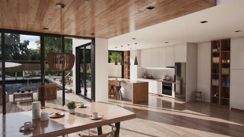 Modern House Walkthrough Architectural Visualization