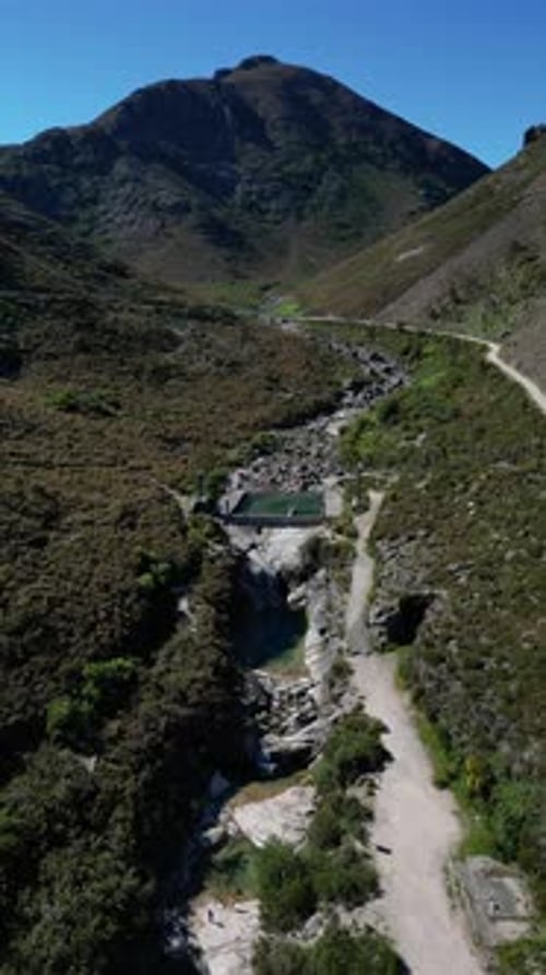 Aerial video of the Panda-Grace National Park, Portugal