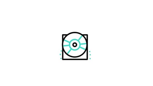Animiertes DVD-Symbol