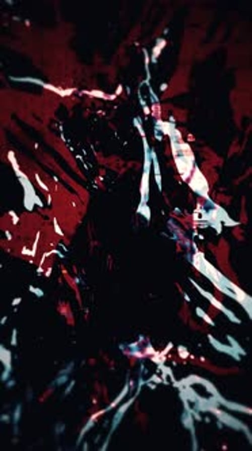 Vertical Video - Dark Grunge Liquid Motion Abstract Background