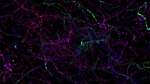 Vibrant Particle Flight 4K