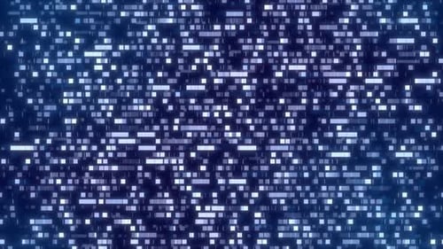 Animated Digital Grid Technology Background Loop