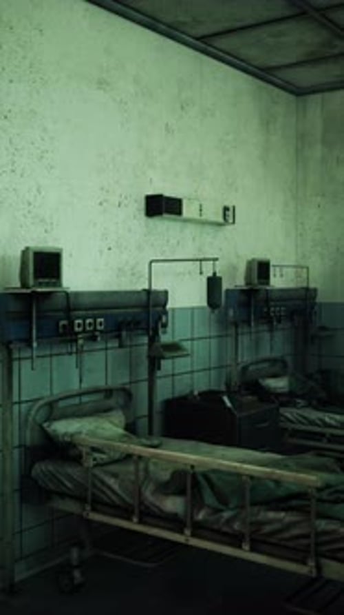Les chambres oubliées d'un ancien hôpital révèlent des histoires du passé