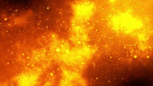 Abstract Fire Particles Background Loop V8