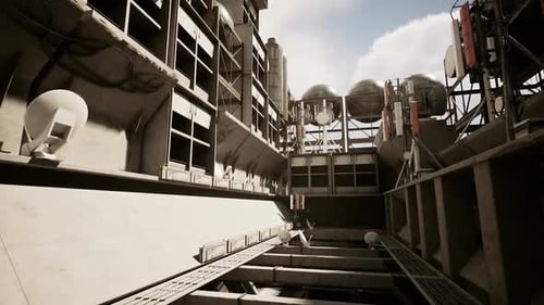 Towering Building With Numerous Windows