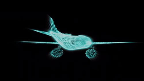 Airplane Hologram Loop