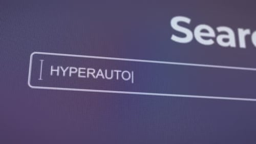 Suchleistenkonzept für Hyperautomationstechnologie Digitale Suchoberfläche
