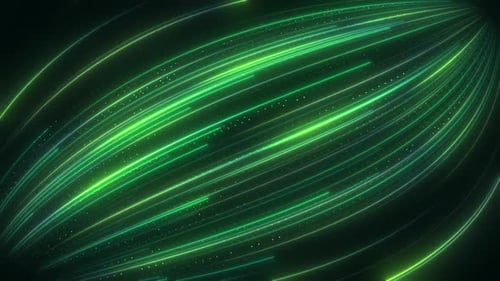 Arrière-plan sur le thème de la vitesse de transfert de données rapide, vert V13