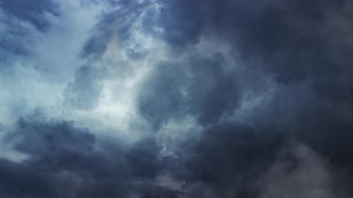 Thunderstorm with lightning time lapse.
