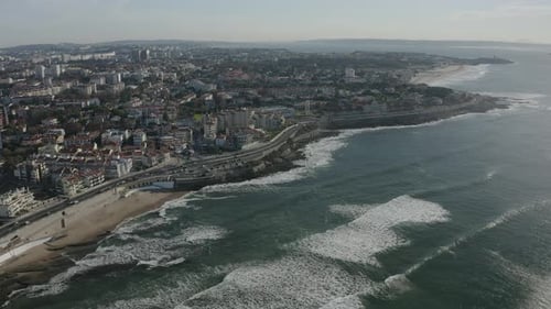 watching the sea from sky in estoril