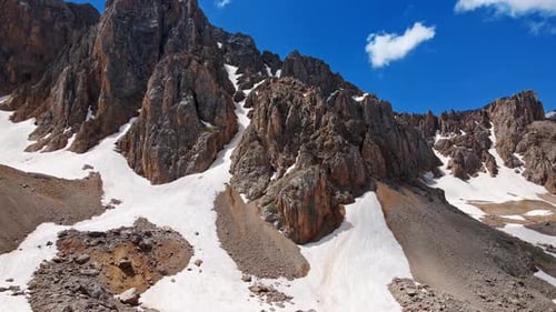 Aerial view mountains