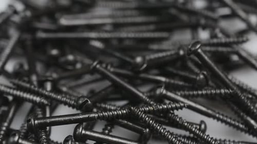 Black Screws on White