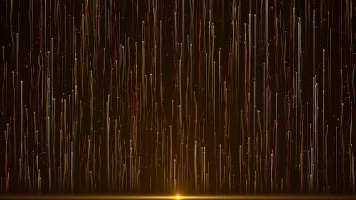 Gold Luxury Deep Cyber Stage Waves Light Sparkling Glitter Star Dust Trail