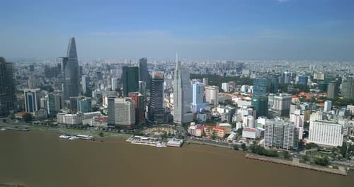 Downtown Ho Chi Minh City Vietnam