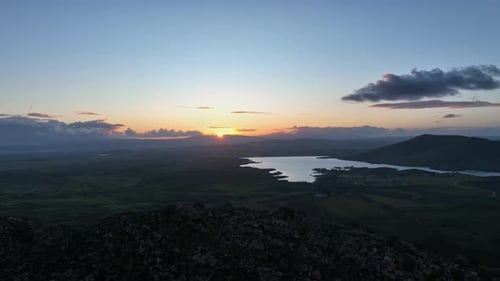 Sunset Lake Aerial