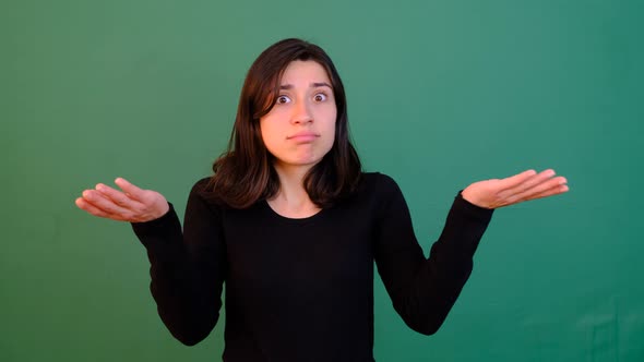 Don't Know Expression, People Stock Footage ft. girl & understand - Envato