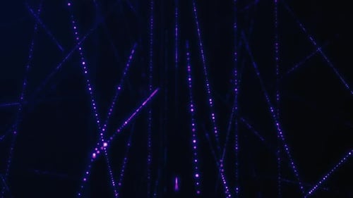 Animated Futuristic Digital Network Background